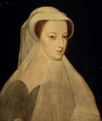 Maria Stuart, Königin von Schottland, 1542 - 1587. Regierte 1542 - 1567 in weißer Trauer